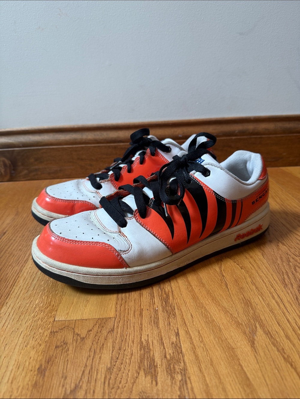 Reebok NFL Cincinnati Bengals Vintage? Sneakers Football Men’s Size 10.5